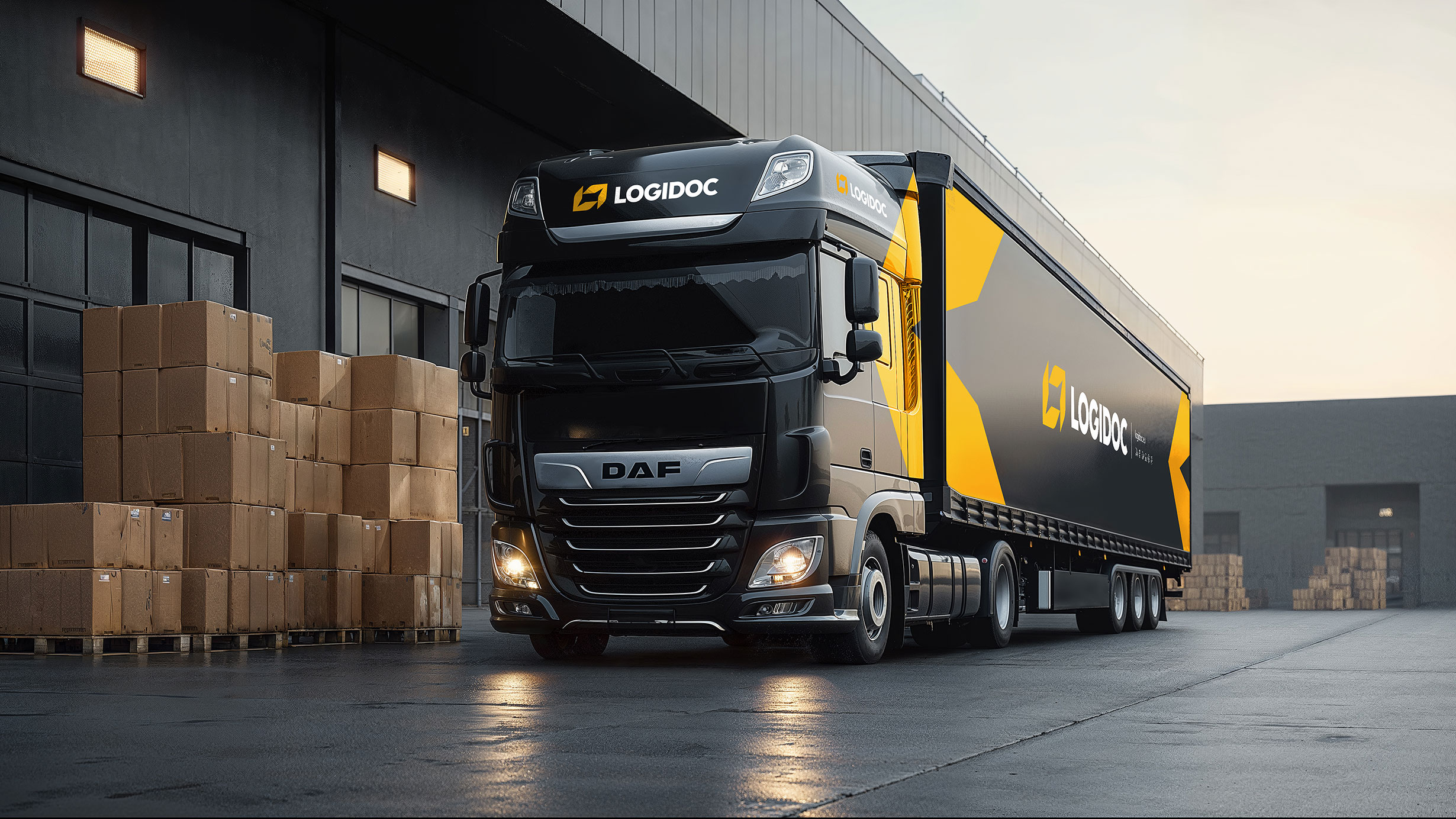 Фотостиль логистической компании Logidoc