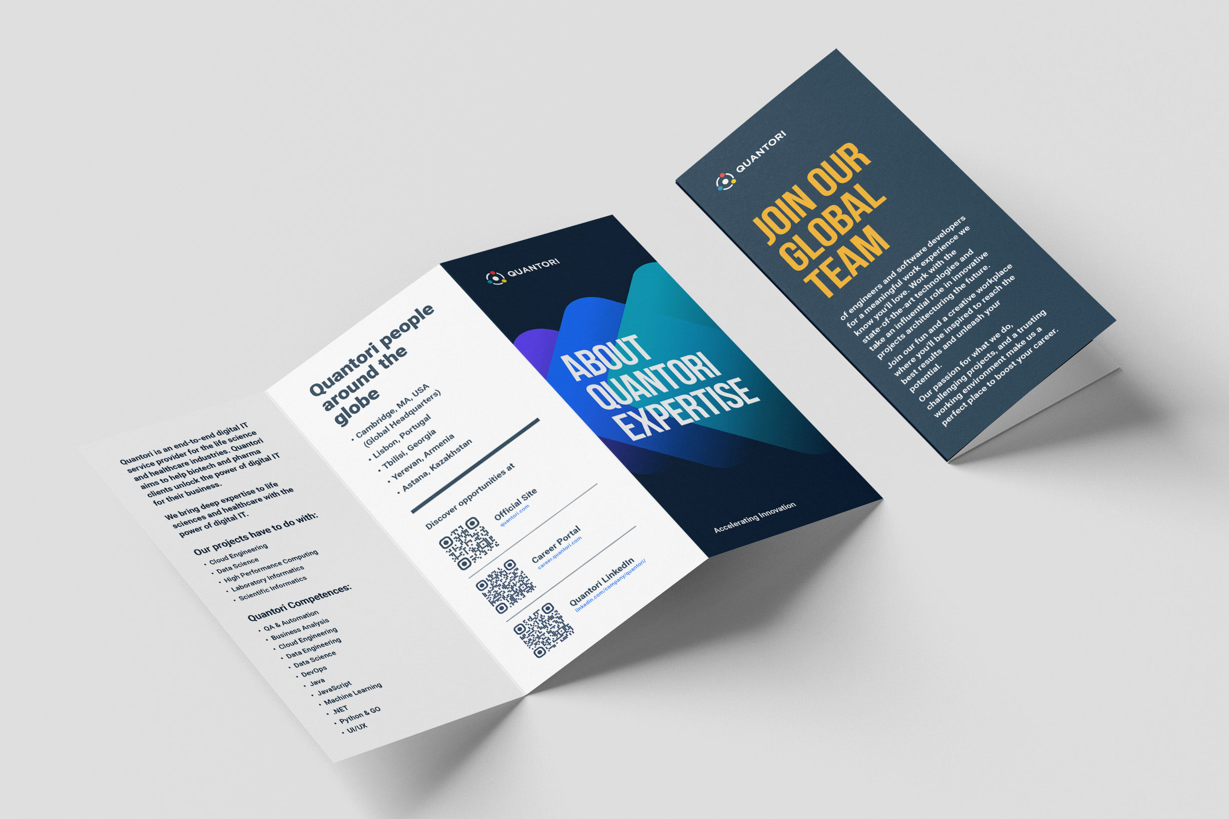 Дизайн евробуклета Quantori