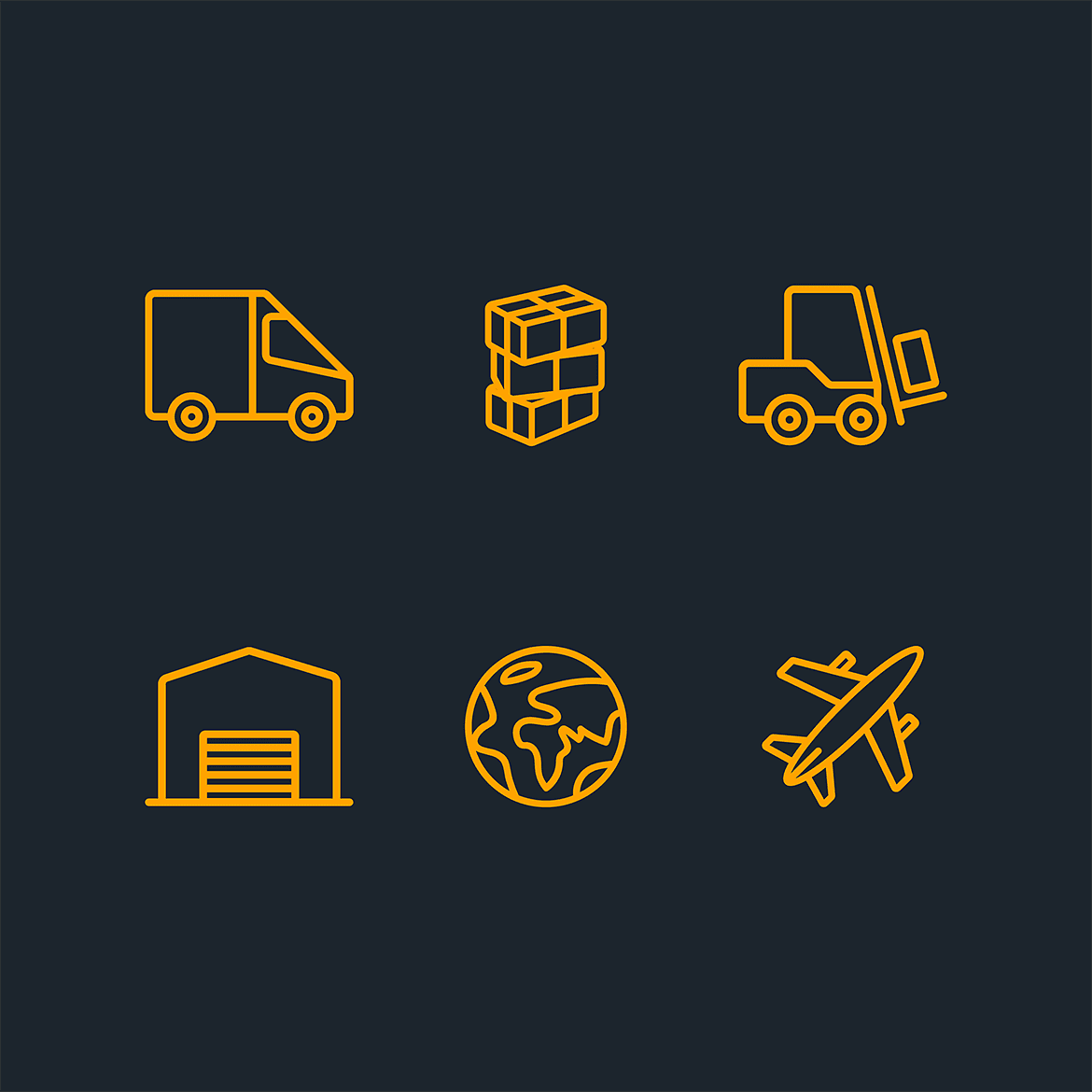 Иконки логистической компании Logidoc